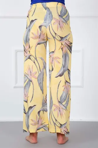 Angelino Women's Comfy Wide Leg Knit Pants 210019 - BÜYÜKBEDENIZ (1)