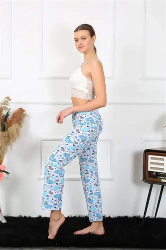 Angelino Women's Cotton Bottom Pajamas 27469 - BÜYÜKBEDENIZ (1)