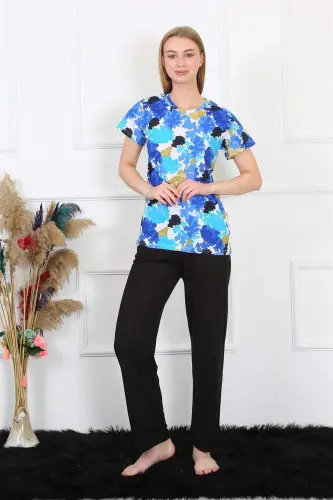 Angelino Women's Cotton Short Sleeve Pajama Set 4142 - 1