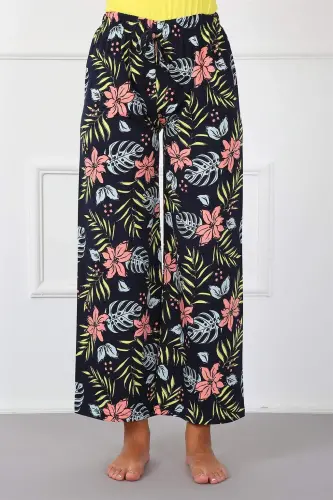 Angelino Women's Knitted Wide Leg Trousers 210012 - 1
