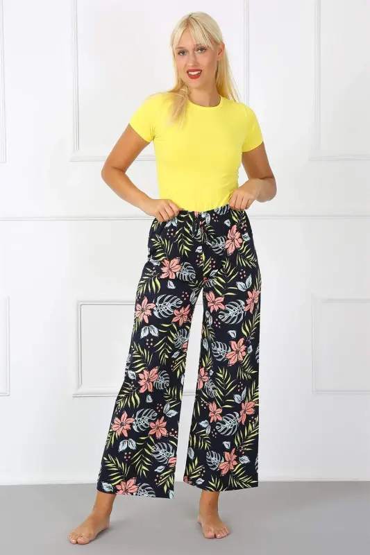 Angelino Women's Knitted Wide Leg Trousers 210012 - 4