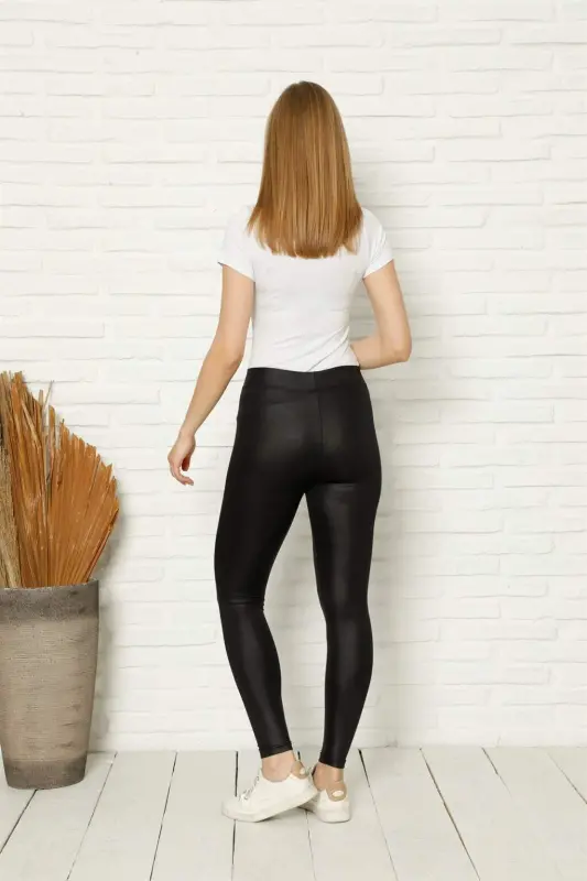 Angelino Women's Leather Leggings 5885 - 3
