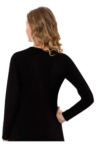 Angelino Women's Long Sleeve Bodysuit 250 - 1