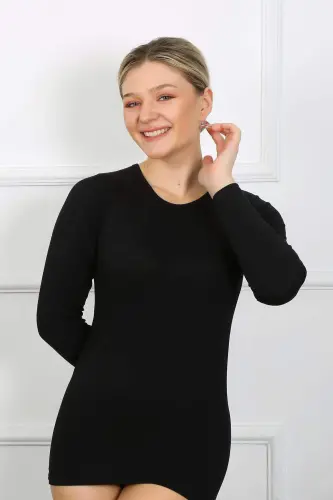 Angelino Women's Long Sleeve Bodysuit 250 - 5