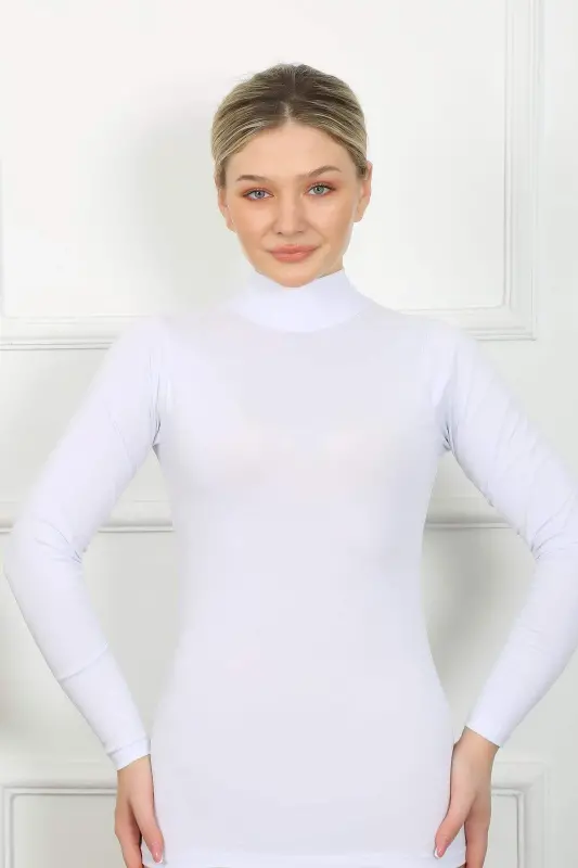 Angelino Women's Long Sleeve Turtleneck Bodysuit 247 - BÜYÜKBEDENIZ