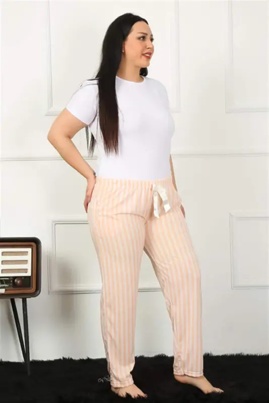 Angelino Women's Plus Size Cotton Bottom Pajama 27453 - 2