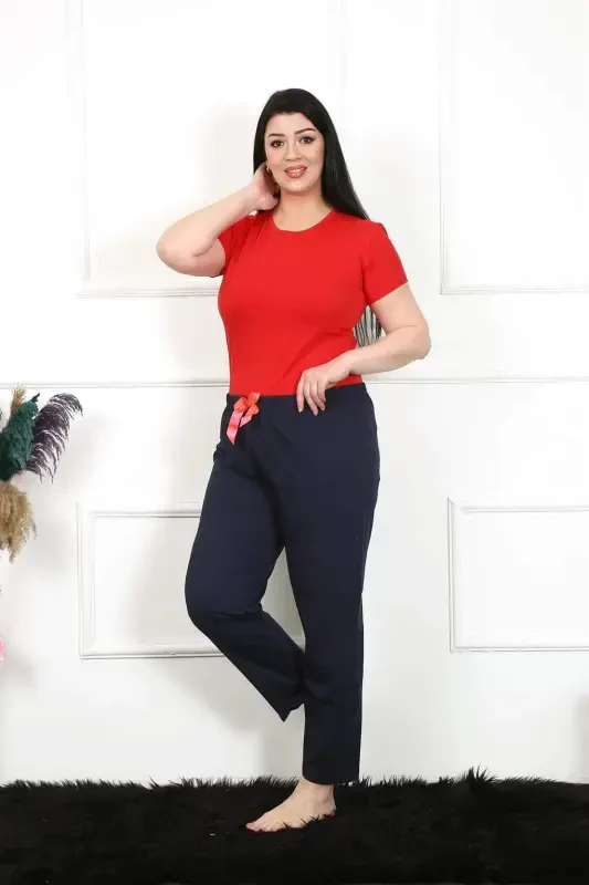 Angelino Women's Plus Size Cotton Bottom Pajama 27472 - 2