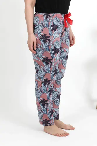 Angelino Women's Plus Size Cotton Bottom Pajamas 27557 Salmon - 4