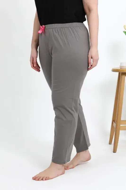 Angelino Women's Plus Size Cotton Bottom Pajamas 27559 Mink - 2