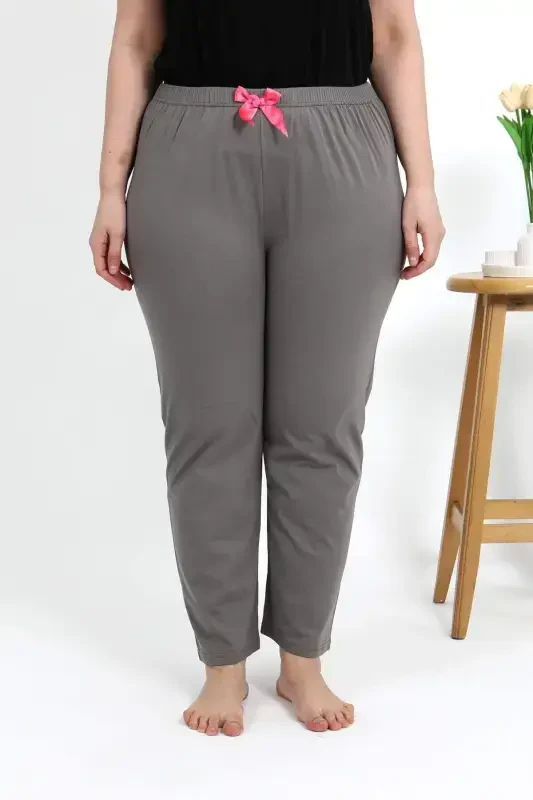 Angelino Women's Plus Size Cotton Bottom Pajamas 27559 Mink - 7