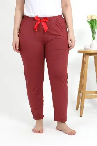 Angelino Women's Plus Size Cotton Bottom Pajamas 27559 Peachpuff - 6