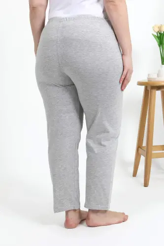Angelino Women's Plus Size Cotton Bottom Pajamas 27560 Gray - 7