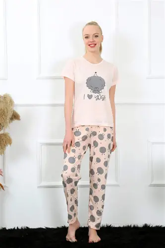 Angelino Women's Short Sleeve Pajama Set 20410 - 4