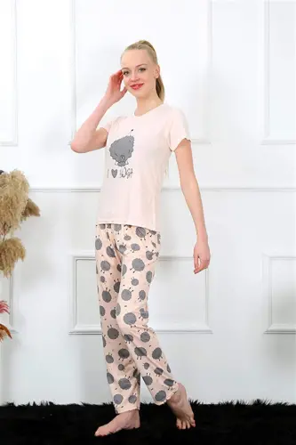 Angelino Women's Short Sleeve Pajama Set 20410 - 6