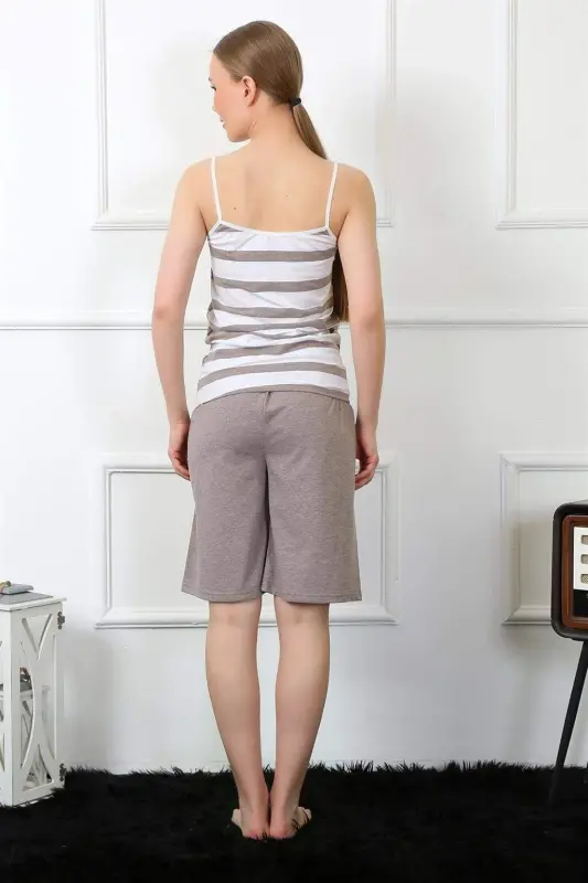 Angelino Women's Spaghetti Strap Capri Set 3607 - 4