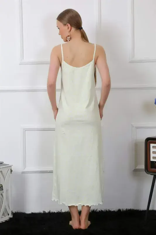 Angelino Women's Spaghetti Strap Long Nightgown 822 - 5