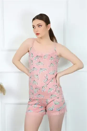 Angelino Women's String Strap Shorts Set 3598 - 5