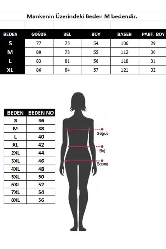 Angelino Женский Комплект для Сна с Шортами на Бретельках 3584 - 5