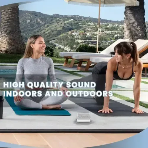 Angle Solo Taşınabilir Hoparlör - IPX5 Suya Dayanıklı 5.0 Bluetooth Hoparlör, 100Ft Kablosuz Menzil ve OontZ ile 10 Saat Çalma Süresi (Beyaz) - 6