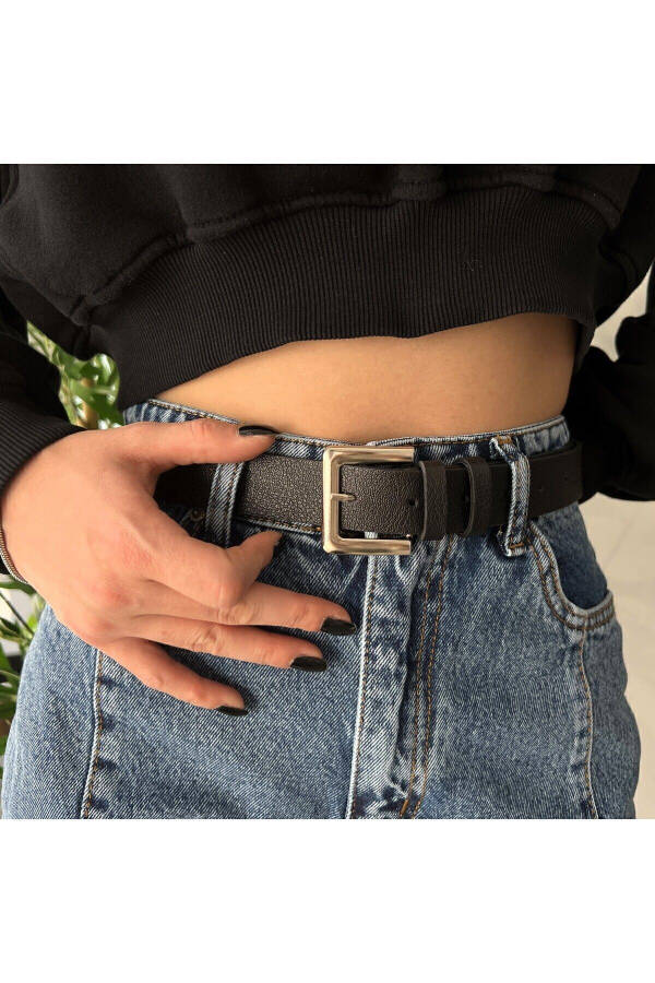 Angled Classic Basic Women's Pants Belt, Jacket Belt, Dress Belt, Shirt Belt - 8