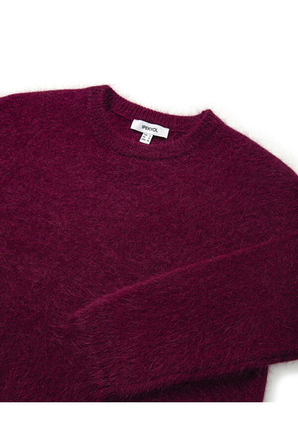 Angora Wool Plush Sweater - 4