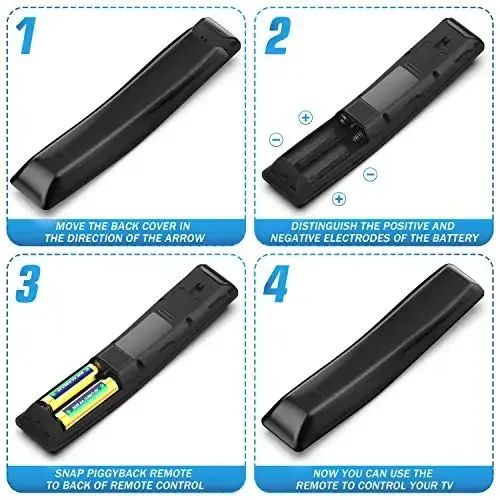 Angrox BN59-01259E Replaced Remote for Samsung-Smart-TV-Remote All Samsung LCD LED HDTV 3D Smart TV Models - 4