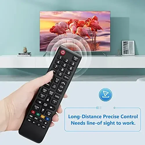 Angrox Universal Remote Control for Samsung-TV-Remote All Samsung LCD LED HDTV 3D Smart TVs Models - 3