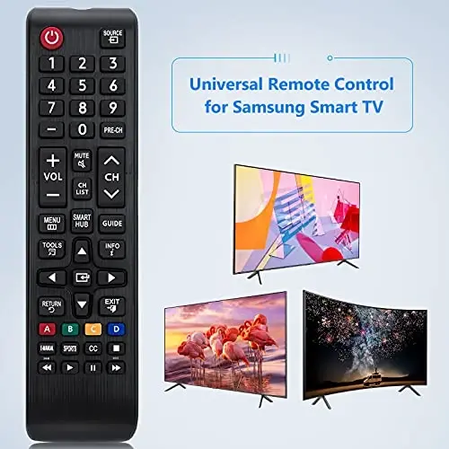 Angrox Universal Remote Control for Samsung-TV-Remote All Samsung LCD LED HDTV 3D Smart TVs Models - 2