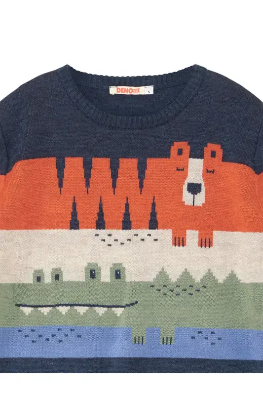 Animals Boys Sweater - 5