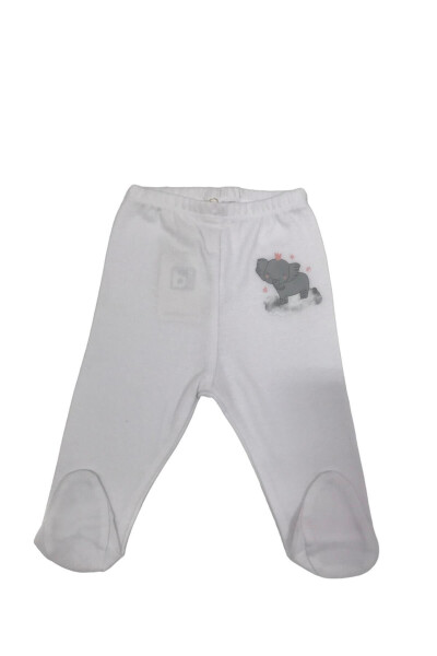 Animals Favourite Qizlar uchun Oq Shim va Terlik - BIBABY