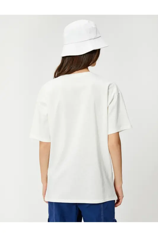 Аниме Футболка Oversize С Короткими Рукавами Круглый Вырез Хлопок - 4