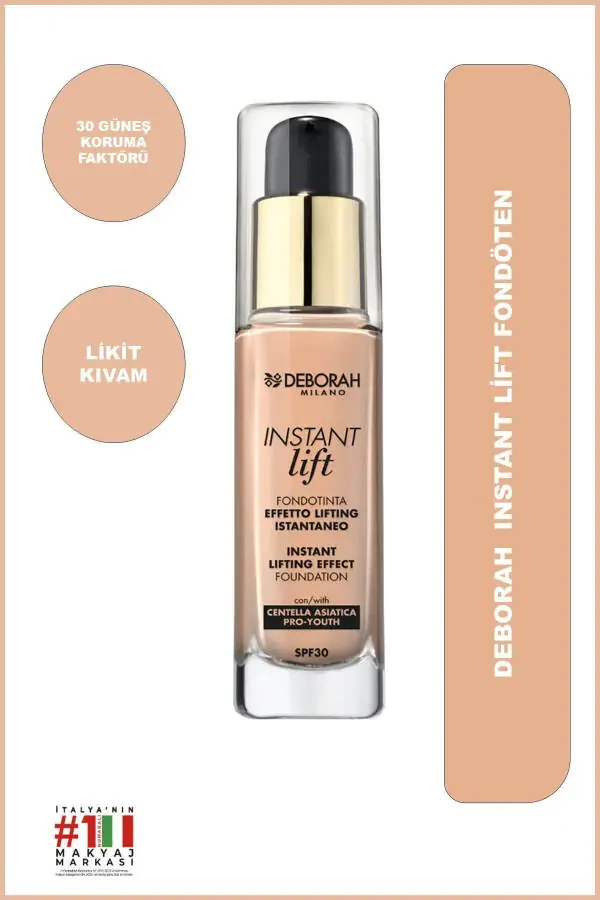 Instant Lift Foundation Beige No: 02 Fondöten - 1