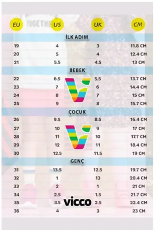 Anka İlk Adım Bebek Ortopedik Bolalar Sport Oyoq Kiyimi FUŞYA-07 FUŞYA - 7