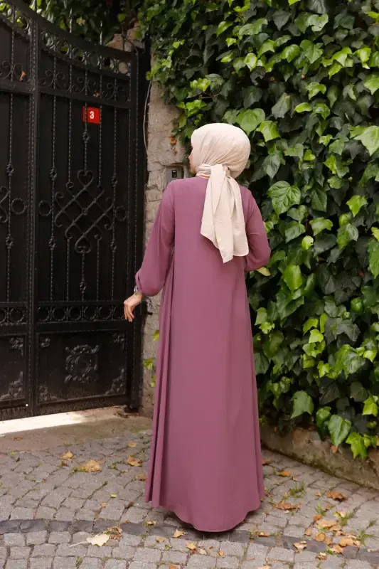 Анканoor Açık Mor Mevlana Ferace Anka255002-MOR1 - 6