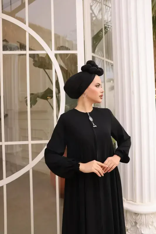 Ankanoor Black Mevlana Abaya Anka255002-black - 2