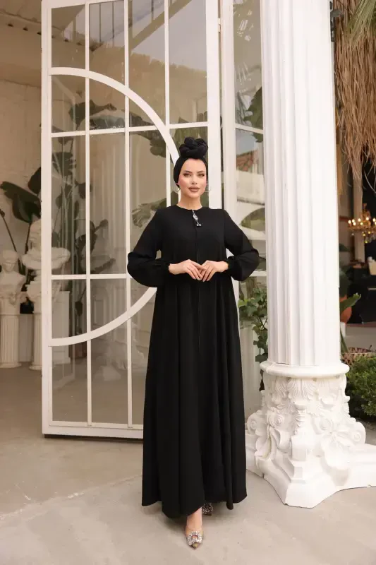 Ankanoor Black Mevlana Abaya Anka255002-black - 4
