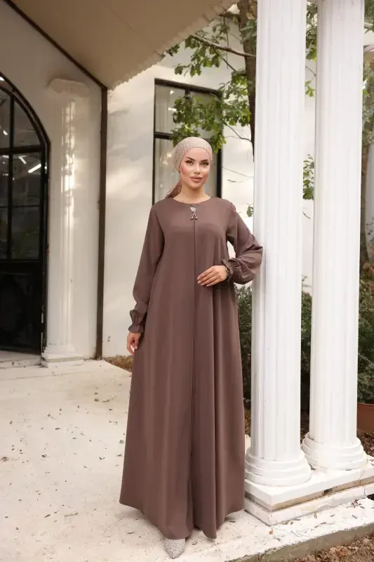 Ankanoor Cappuccino Mevlana Ferace Anka255002-Dark Mink - 1