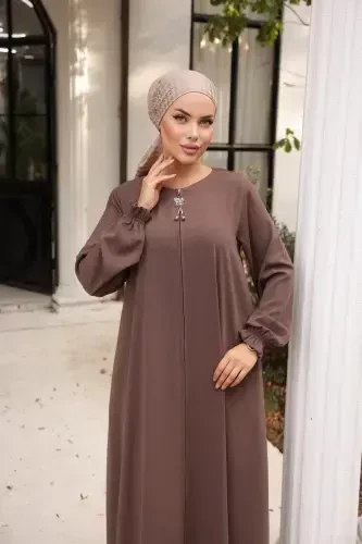 Ankanoor Cappuccino Mevlana Ferace Anka255002-Dark Mink - 4