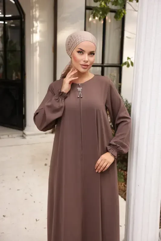 Ankanoor Cappuccino Mevlana Ferace Anka255002-Dark Mink - 4