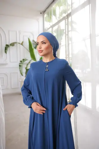 Ankanoor Indigo Mevlana Ferace Anka255002-Indigo - 3