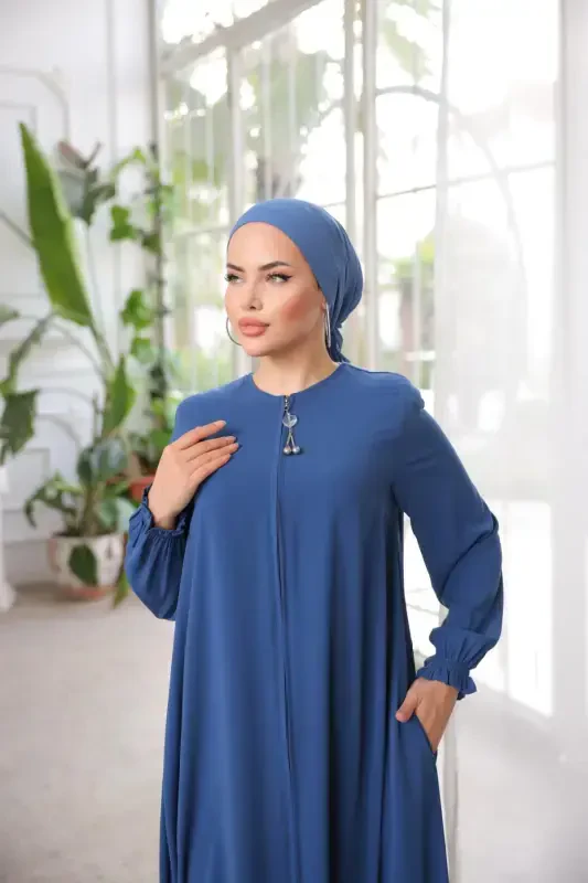 Ankanoor Indigo Mevlana Ferace Anka255002-İndigo - 2