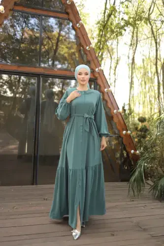 Ankanoor Mint Gizli Patlı Ferace Anka255020-mint - NISSRA (1)