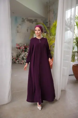 Ankanoor Plum Mevlana Ferace Anka255002-PURPLE - 1