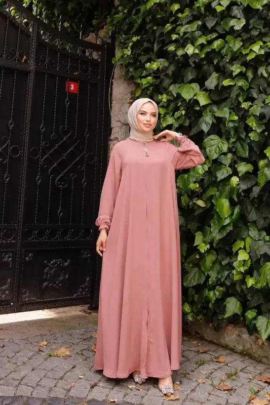 Ankanoor Powder Mevlana Ferace Anka255002-PINK - 5