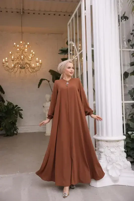 Ankanoor Taba Mevlana Ferace Anka255002-KAHVE - MODAZONE