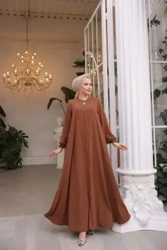 Ankanoor Taba Mevlana Ferace Anka255002-KAHVE - 1