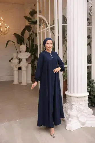 Ankanoor To'q ko'k Mevlana Ferace Anka255002-TO'Q KO'K - 1