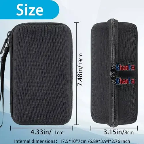 Anker 100W Zaryadlash Bazasi va Anker Prime 12,000mAh 130W PowerBank uchun Khanka Qattiq Sayohat Sumkasi almashtirish (Faqat sumka) - 5