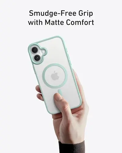 Anker MagGo iPhone 15 uchun magnitli mat telefon qopqog'i, ultra ingichka, tirnalmaydigan va bardoshli himoya oluvchi qopqoq, MagSafe bilan mos keladigan iPhone qopqog'i, faqat iPhone 15 uchun mat qopqoq (qora) - 6