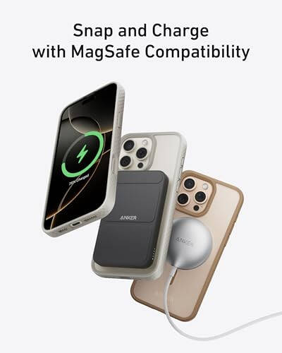 Anker MagGo Mat Manyetik Telefon Kılıfı iPhone 16 Pro için, İnce, Çizilmez ve Dayanıklı Koruyucu Kılıf, MagSafe ile Uyumlu iPhone Kılıfı, Sadece iPhone 16 Pro için Mat Kılıf (Siyah) - 4